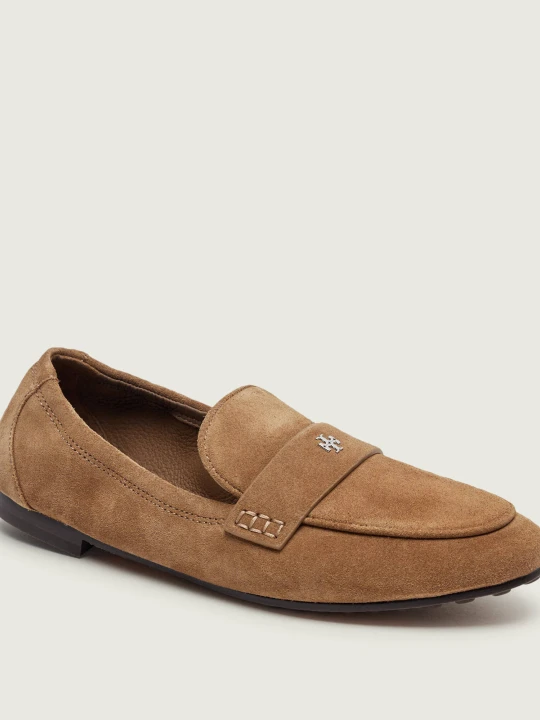 Zdjęcie produktu TORY BURCH Lordsy | zamsz beżowy