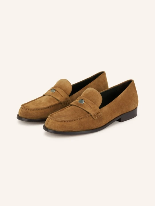 Zdjęcie produktu Tory Burch Penny Loafers Classic braun CAMELOWY