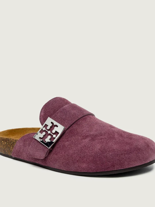 Zdjęcie produktu TORY BURCH Mule MELLOW | zamsz fioletowy