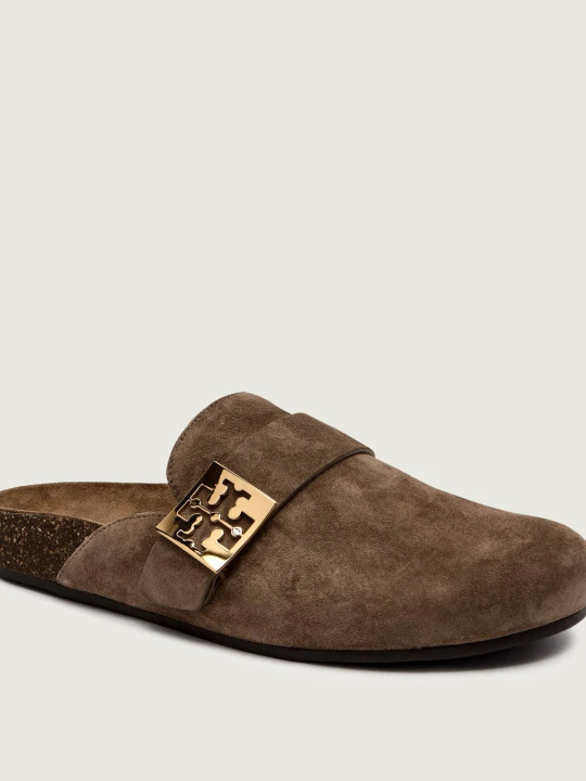 Zdjęcie produktu TORY BURCH Mule MELLOW | zamsz brązowy