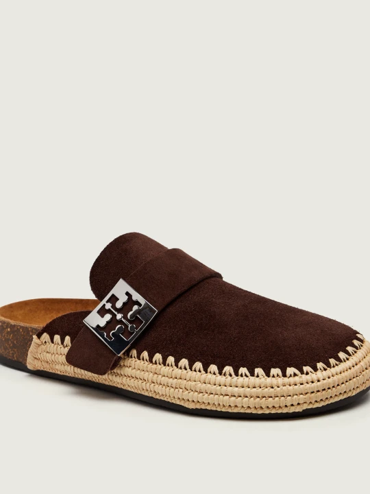 Zdjęcie produktu TORY BURCH Mule Mellow | zamsz brązowy