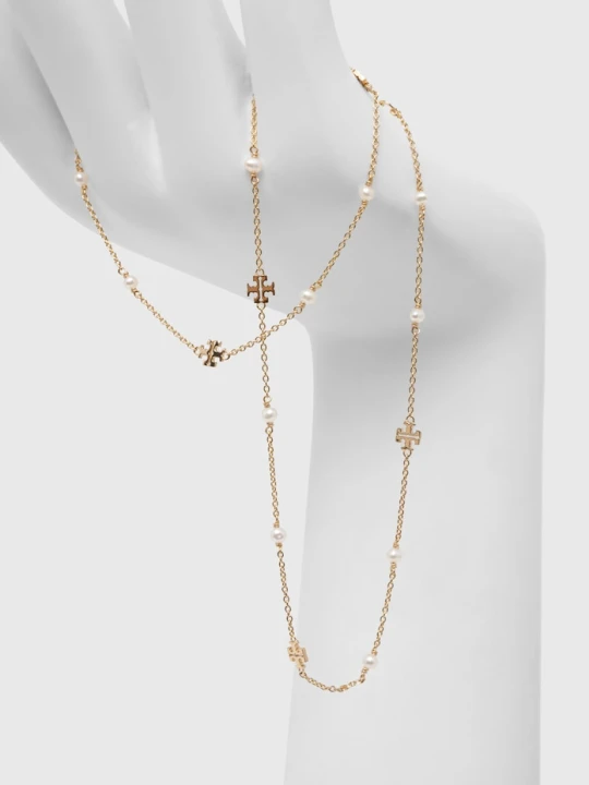 Zdjęcie produktu Tory Burch naszyjnik Delicate Kira Pearl złoty