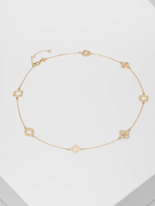 Zdjęcie produktu Tory Burch naszyjnik Kira Clover złoty