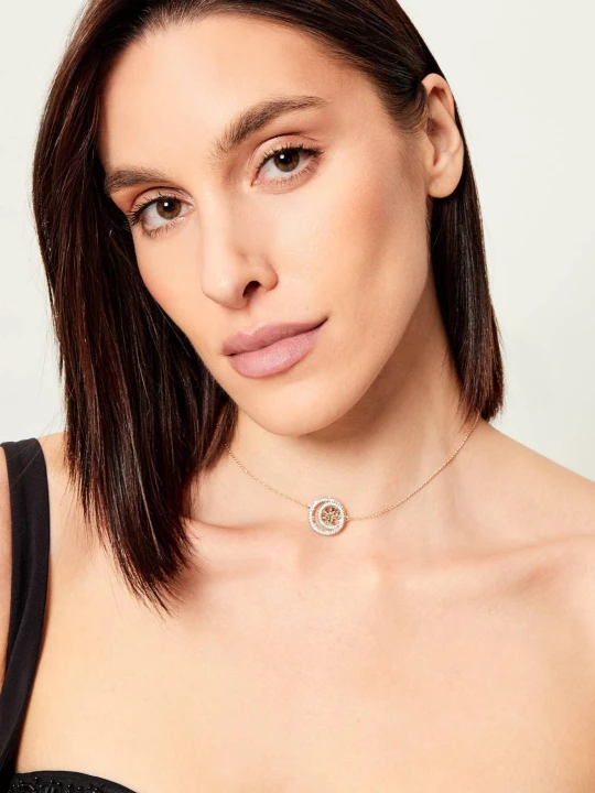 Zdjęcie produktu TORY BURCH Naszyjnik Miller Pave złoty