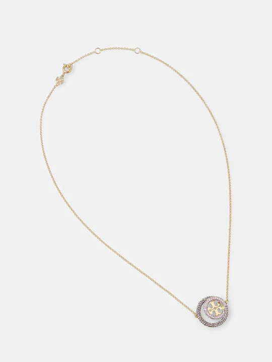 Zdjęcie produktu Tory Burch naszyjnik pozłacany Miller Pave złoty