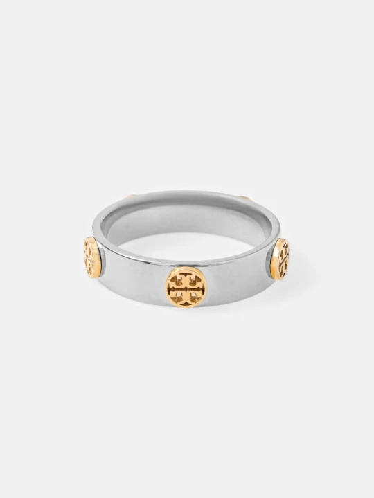Zdjęcie produktu Tory Burch pierścionek damski ze stali nierdzewnej Icon srebrny