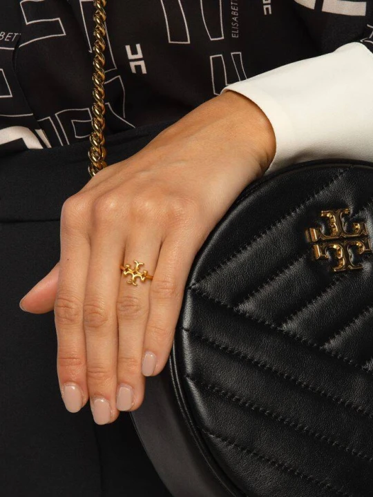 Zdjęcie produktu TORY BURCH Pierścionek KIRA złoty