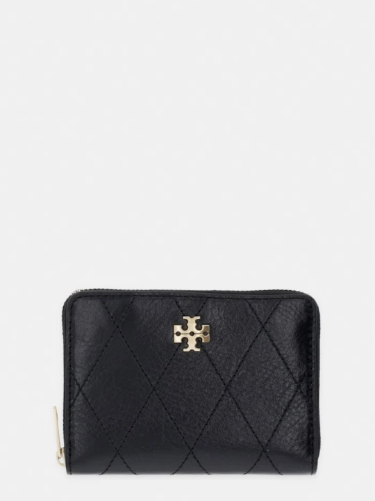 Zdjęcie produktu Tory Burch portfel damski skórzany Charlie czarny