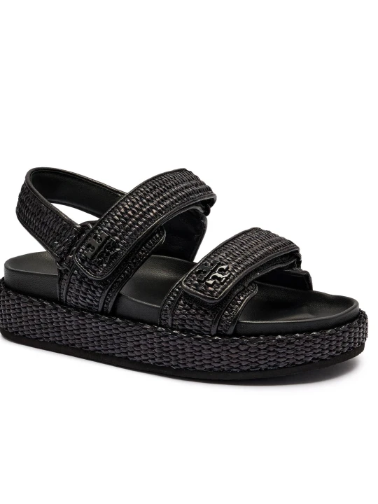 Zdjęcie produktu TORY BURCH Sandały Kira | z dodatkiem skóry czarny
