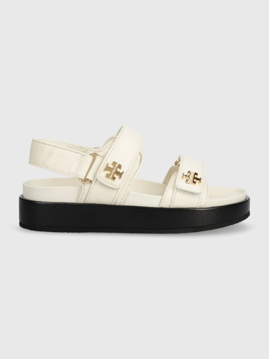 Zdjęcie produktu Tory Burch sandały skórzane Kira Sport Sandal beżowy