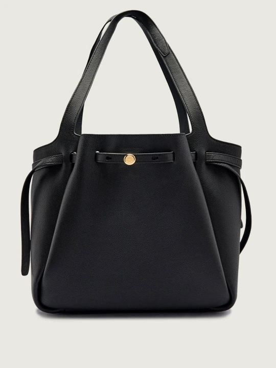 Zdjęcie produktu TORY BURCH Skórzana shopperka Romy Large czarny