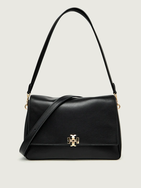 Zdjęcie produktu TORY BURCH Skórzana torebka na ramię Charlie czarny