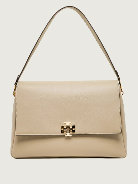 Zdjęcie produktu TORY BURCH Skórzana torebka na ramię Charlie beżowy