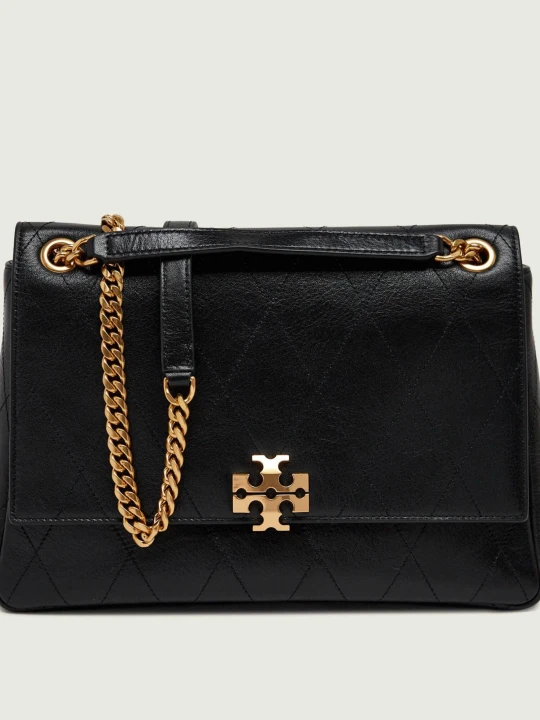 Zdjęcie produktu TORY BURCH Skórzana torebka na ramię Charlie czarny