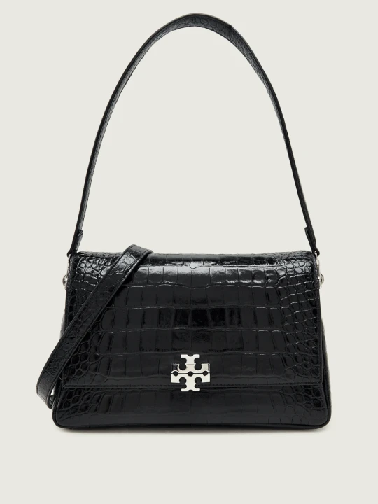 Zdjęcie produktu TORY BURCH Skórzana torebka na ramię Charlie czarny