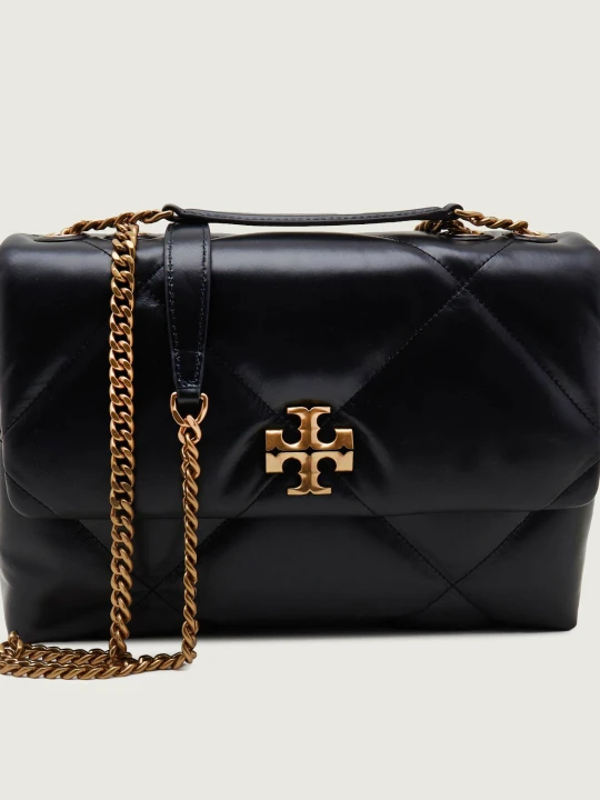 Zdjęcie produktu TORY BURCH Skórzana torebka na ramię Kira czarny