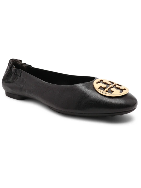 Zdjęcie produktu TORY BURCH Skórzane baleriny CLAIRE czarny