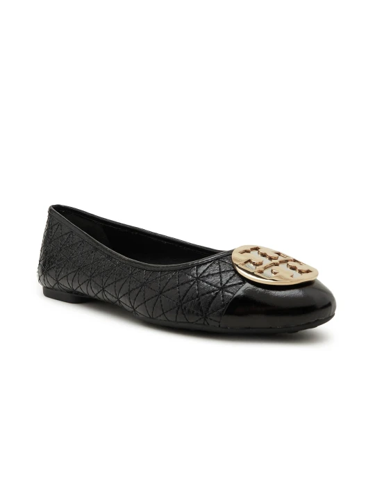 Zdjęcie produktu TORY BURCH Skórzane baleriny Claire czarny