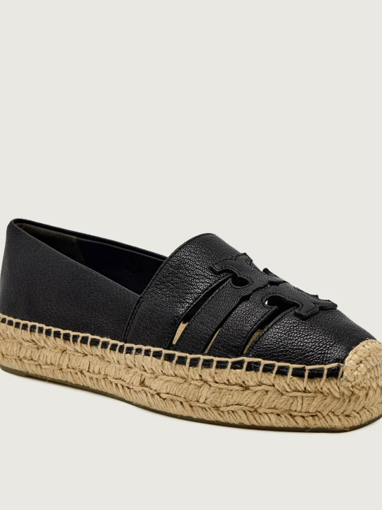 Zdjęcie produktu TORY BURCH Skórzane espadryle INES czarny