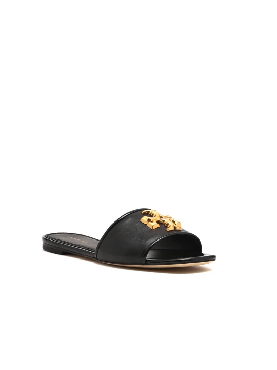 Zdjęcie produktu TORY BURCH Skórzane klapki Eleanor czarny