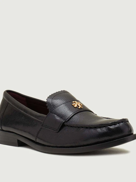 Zdjęcie produktu TORY BURCH Skórzane loafersy CLASSIC czarny