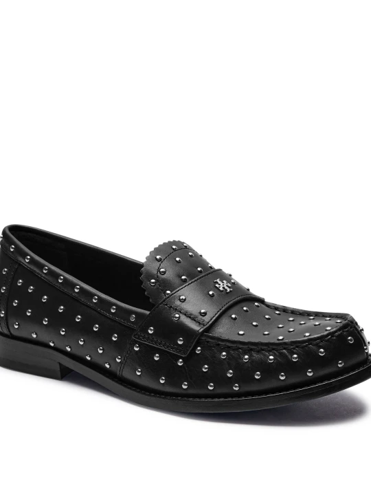 Zdjęcie produktu TORY BURCH Skórzane mokasyny czarny