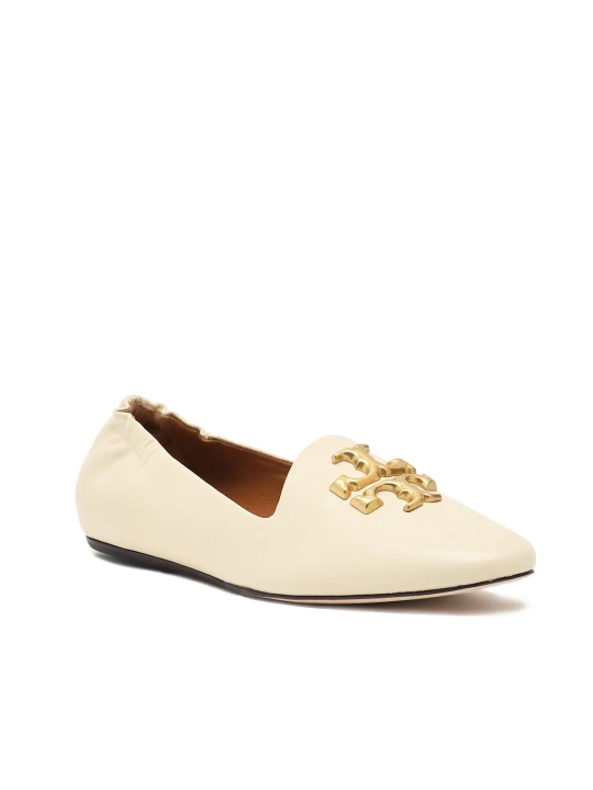 Zdjęcie produktu TORY BURCH Skórzane mokasyny Eleanor beżowy