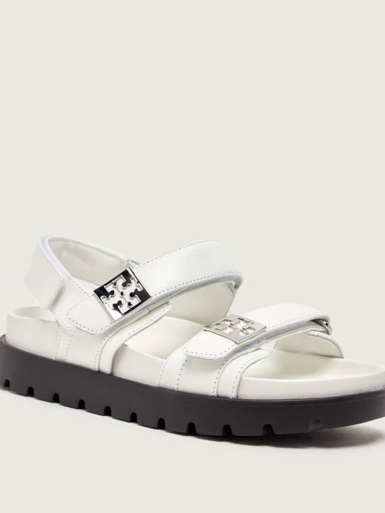Zdjęcie produktu TORY BURCH Skórzane sandały MELLOW SPORT biały