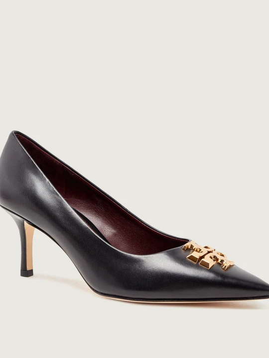 Zdjęcie produktu TORY BURCH Skórzane szpilki ELEANOR PUMP czarny