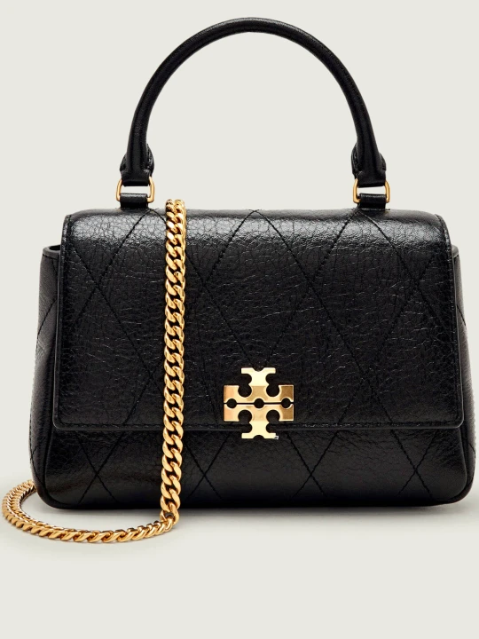Zdjęcie produktu TORY BURCH Skórzany kuferek Charlie czarny