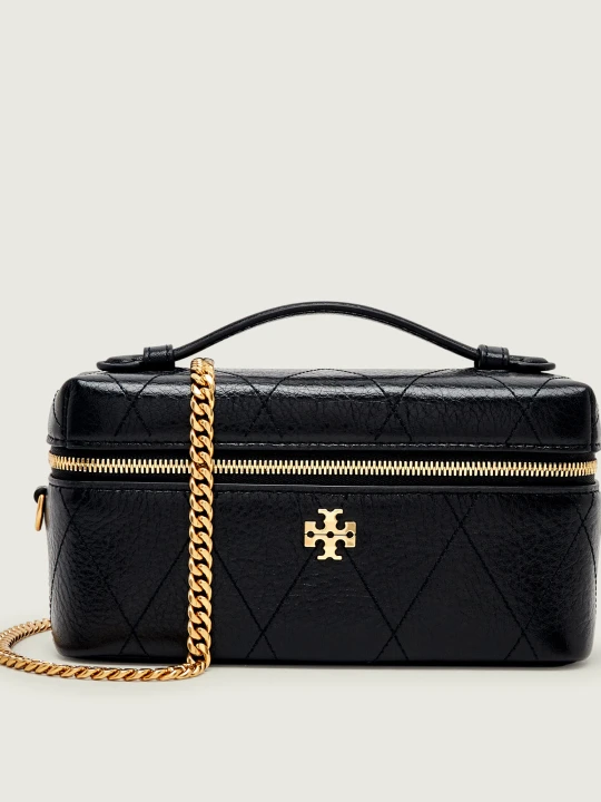 Zdjęcie produktu TORY BURCH Skórzany kuferek Charlie czarny