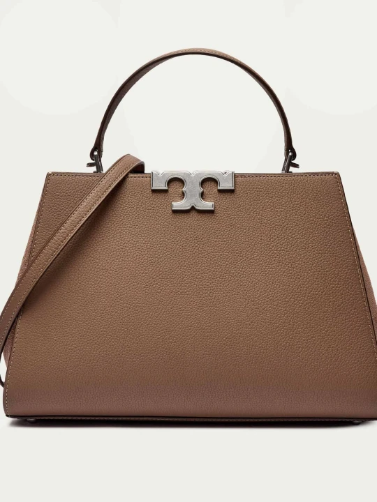Zdjęcie produktu TORY BURCH Skórzany kuferek Eleanor brązowy
