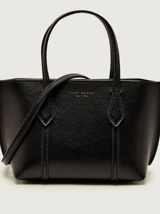Zdjęcie produktu TORY BURCH Skórzany kuferek Perry Mini czarny