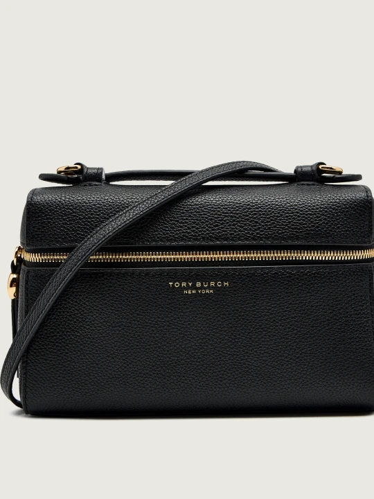 Zdjęcie produktu TORY BURCH Skórzany kuferek Romy czarny