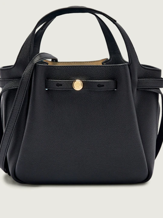 Zdjęcie produktu TORY BURCH Skórzany kuferek Romy czarny