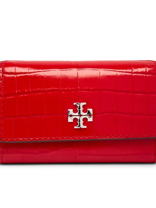 Zdjęcie produktu TORY BURCH Skórzany portfel Kira czerwony