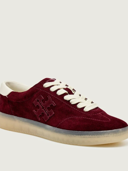 Zdjęcie produktu TORY BURCH Sneakersy PHOENIX | zamsz bordowy