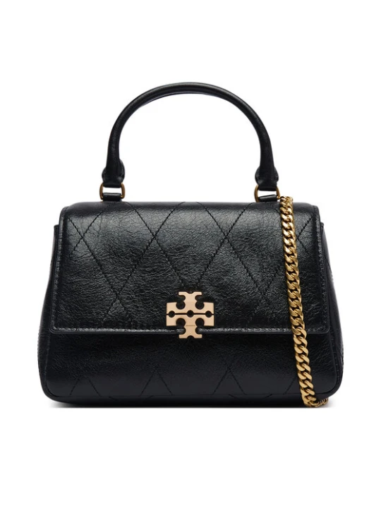 Zdjęcie produktu Tory Burch Torebka Charlie Quilted Mini Top Handle Chain Wallet 186032 Czarny