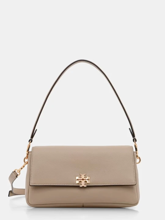 Zdjęcie produktu Tory Burch torebka crossbody damska skórzana Charlie beżowy