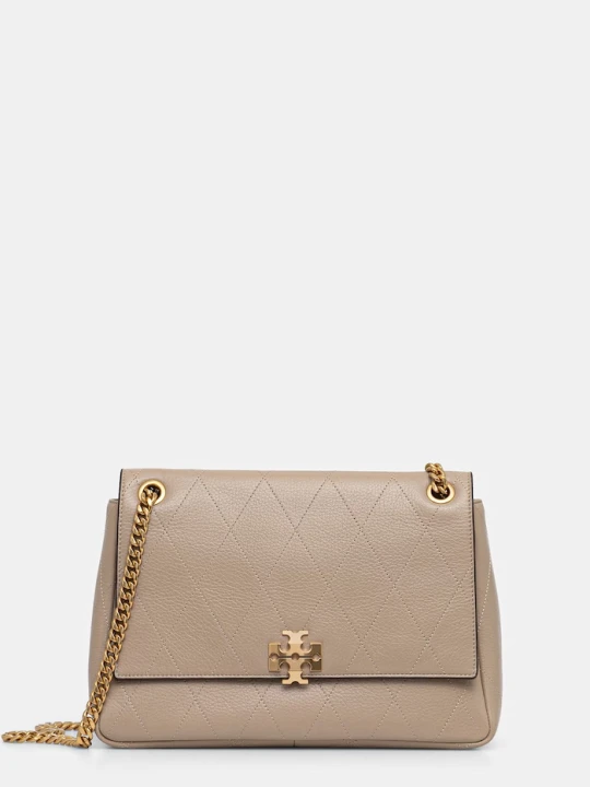 Zdjęcie produktu Tory Burch torebka crossbody damska skórzana Charlie beżowy