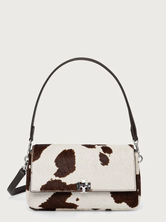 Zdjęcie produktu Tory Burch torebka crossbody damska skórzana Charlie brązowy