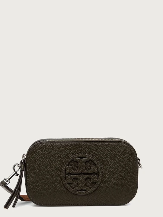 Zdjęcie produktu Tory Burch torebka crossbody damska skórzana Miller Mini zielony