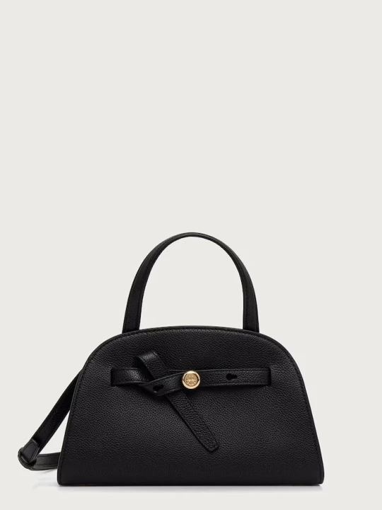 Zdjęcie produktu Tory Burch torebka crossbody damska skórzana Romy Small Bauletto czarny