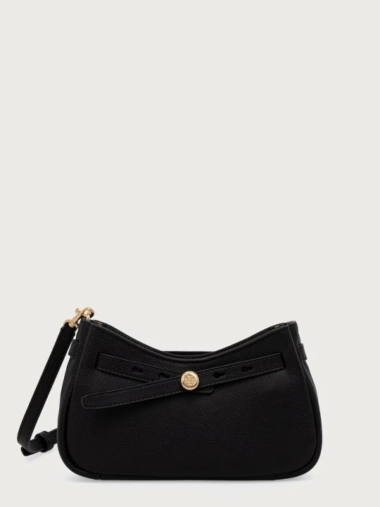 Zdjęcie produktu Tory Burch torebka crossbody damska skórzana Romy Zip czarny