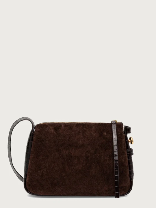 Zdjęcie produktu Tory Burch torebka damska skórzana Romy Small brązowy