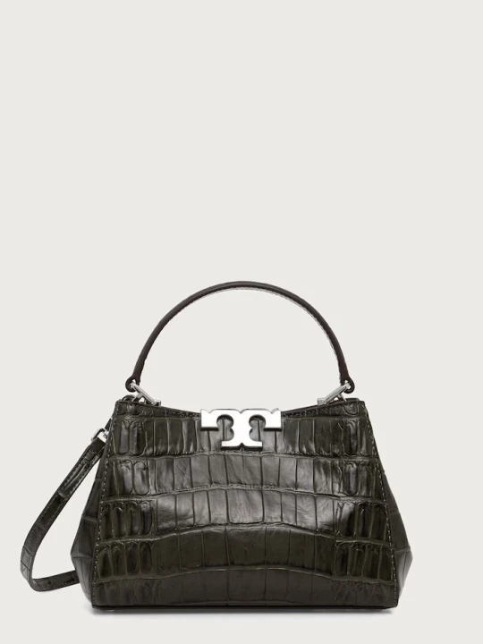 Zdjęcie produktu Tory Burch torebka damska z wiskozy Eleanor zielony