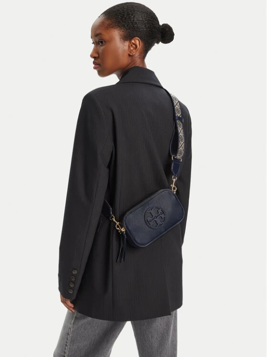 Zdjęcie produktu Tory Burch Torebka Mini Miller Crossbody 171955 Granatowy