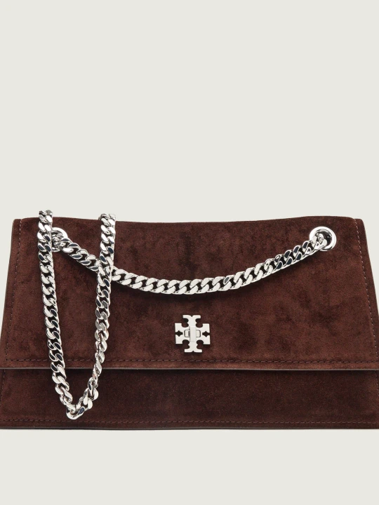 Zdjęcie produktu TORY BURCH Torebka na ramię Kira | zamsz brązowy