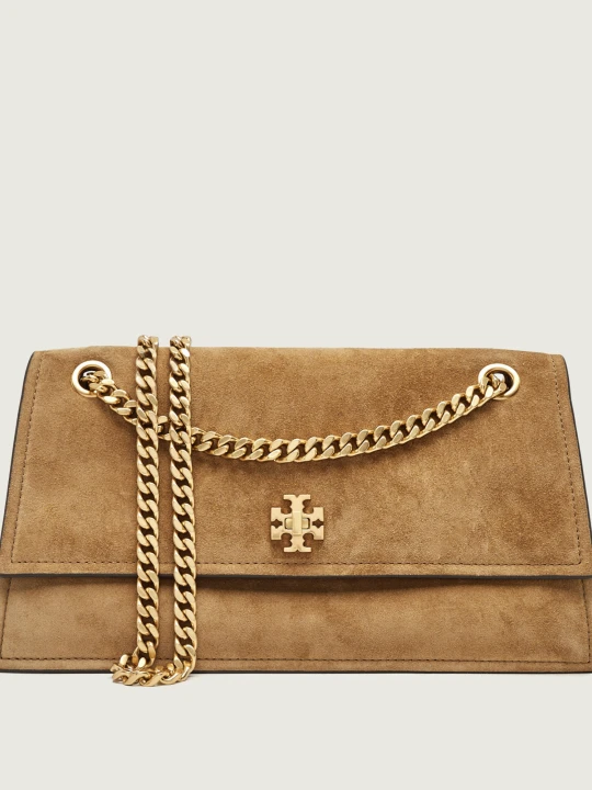 Zdjęcie produktu TORY BURCH Torebka na ramię Kira | zamsz camel