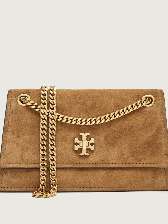 Zdjęcie produktu TORY BURCH Torebka na ramię Kira | zamsz camel